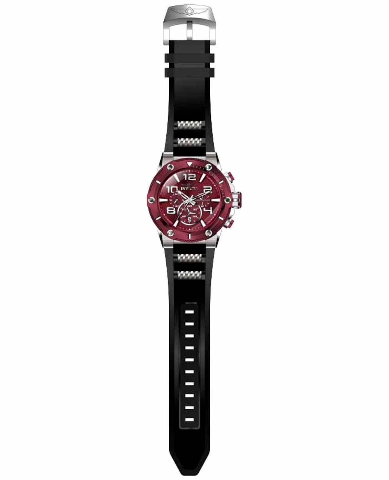 Invicta Invicta Speedway IN40893,  сша мужские часы на браслете сталь + силикон боковой вид